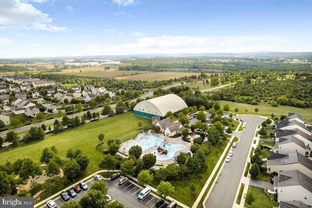 bird's eye view featuring a residential view