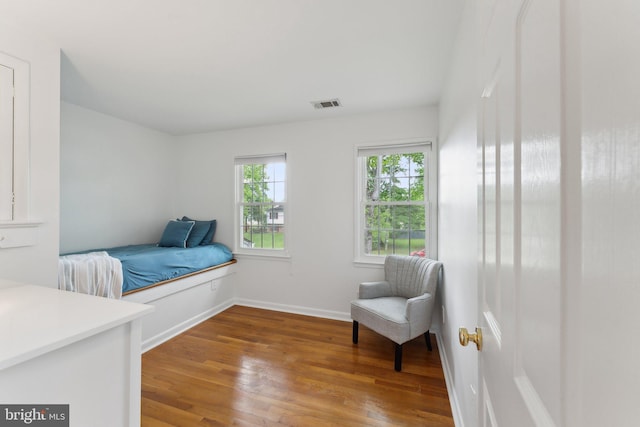 8807 Falkstone Ln, Alexandria, VA 22309 - bedroom with visible vents, wood finished floors, and baseboards