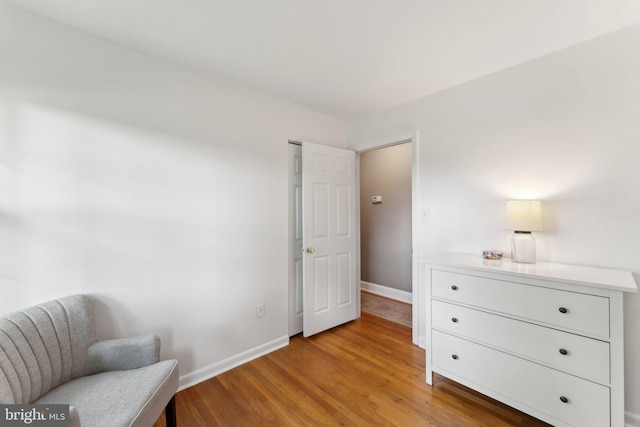 8807 Falkstone Ln, Alexandria, VA 22309 - sitting room with baseboards and light wood finished floors