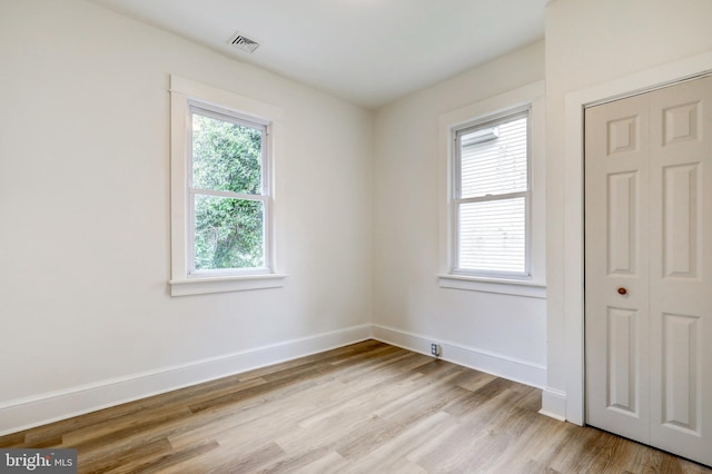 615 Burke Ave, Jenkintown, PA 19046 - unfurnished bedroom with light wood-style flooring, baseboards, and a closet