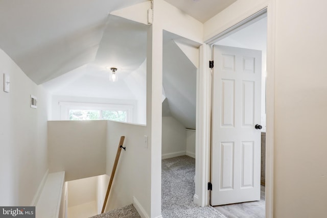 615 Burke Ave, Jenkintown, PA 19046 - bathroom with vaulted ceiling and baseboards