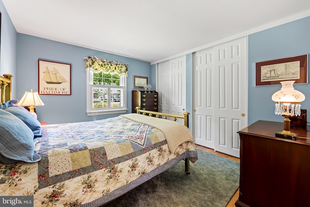 1902 Northleigh Rd, Lutherville Timonium, MD 21093 - bedroom featuring multiple closets and wood finished floors