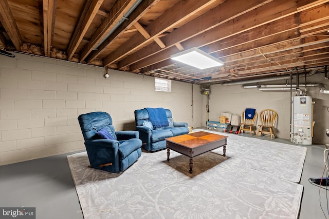 1902 Northleigh Rd, Lutherville Timonium, MD 21093 - unfinished basement featuring gas water heater
