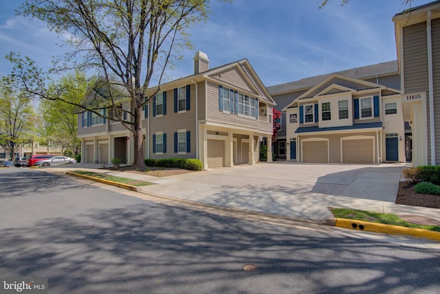 11405 Windleaf Ct Unit K # 24, Reston, VA 20194 - multi unit property with a chimney, a garage, and driveway