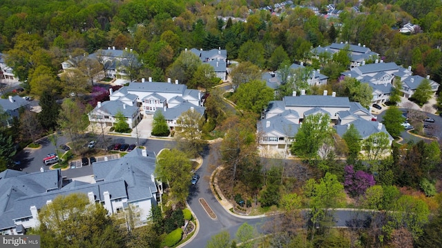 11405 Windleaf Ct Unit K # 24, Reston, VA 20194 - drone / aerial view featuring a residential view and a view of trees