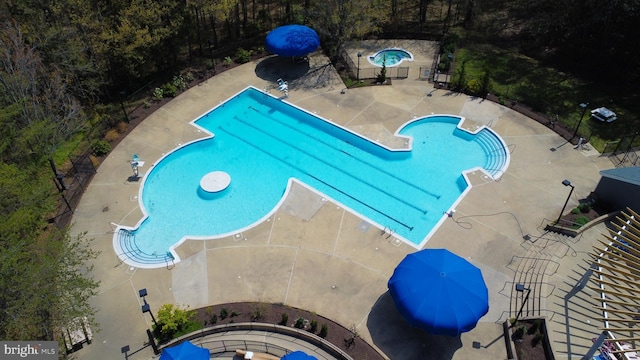 11405 Windleaf Ct Unit K # 24, Reston, VA 20194 - pool featuring a patio