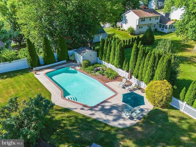 1400 Midhurst Ct, Bel Air, MD 21014 - view of swimming pool featuring a patio