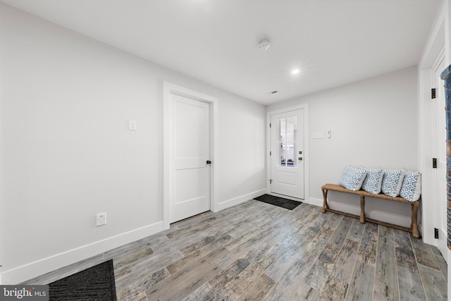 15 W Harding Ave, Long Beach Township, NJ 08008 - foyer featuring wood finished floors, baseboards, and recessed lighting