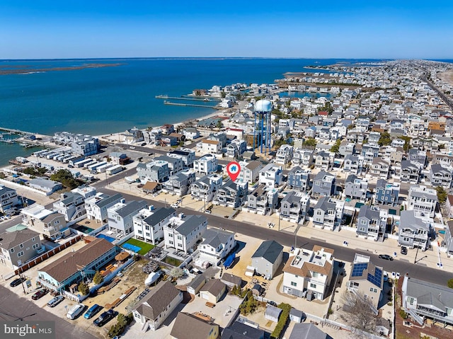 15 W Harding Ave, Long Beach Township, NJ 08008 - aerial view of property and surrounding area with a large body of water