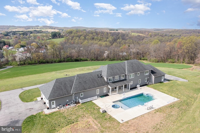 890 Hobart Rd, Hanover, PA 17331 - view of subject property with a forest and a pool