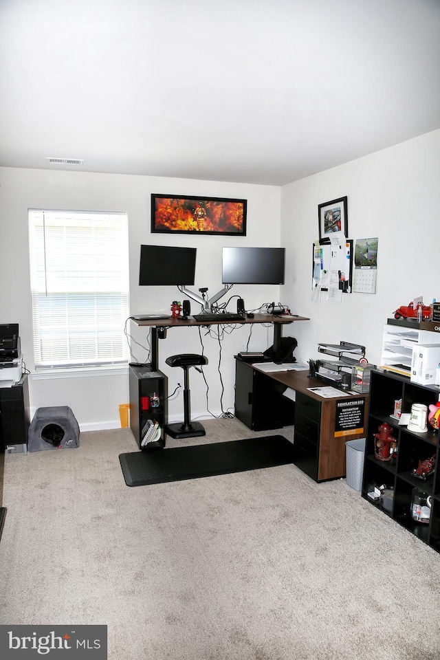 185 Petal Dr, Pottstown, PA 19464 - office space featuring visible vents, baseboards, and carpet flooring