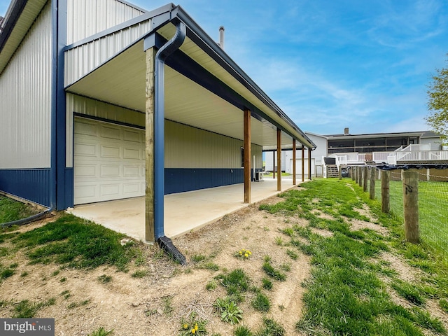 353 Kerrsville Rd, Carlisle, PA 17015 - view of property exterior with fence and a detached garage