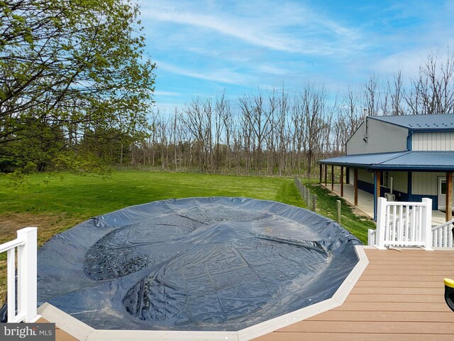 353 Kerrsville Rd, Carlisle, PA 17015 - wooden deck featuring a yard