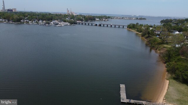 8464 Geneva Rd, Pasadena, MD 21122 - water view featuring a notable bridge