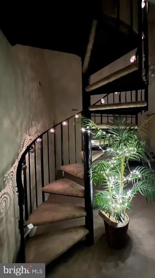 view of staircase