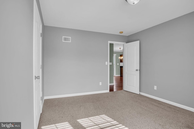 5 Raven Way, Shippensburg, PA 17257 - unfurnished bedroom with baseboards, visible vents, and carpet floors