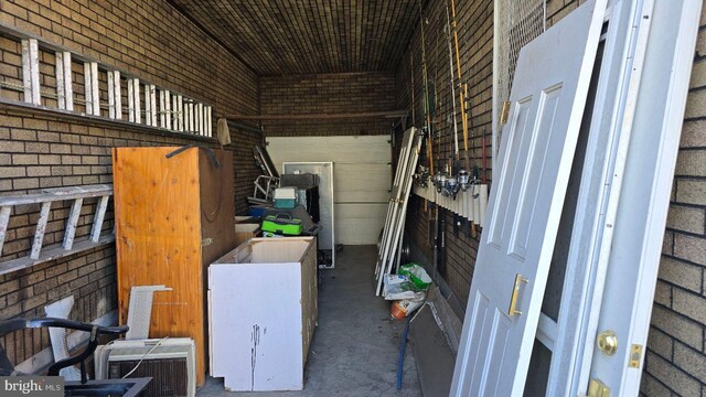 view of storage
