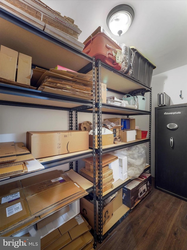 view of storage