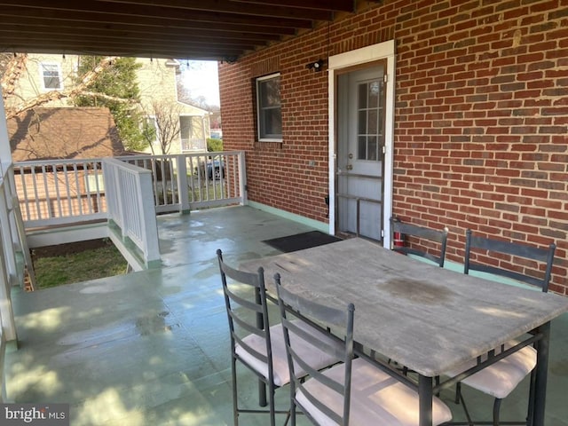 3903 8th St S, Arlington, VA 22204 - view of patio featuring outdoor dining space