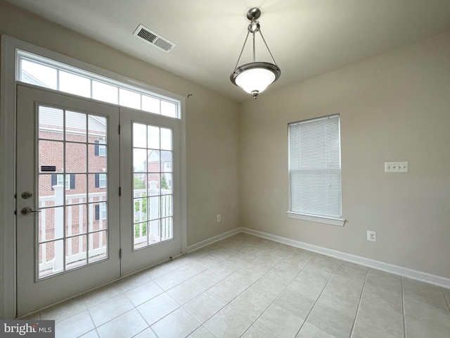 3648 Holborn Pl Unit 3648, Frederick, MD 21704 - interior space with visible vents, baseboards, and light tile patterned floors