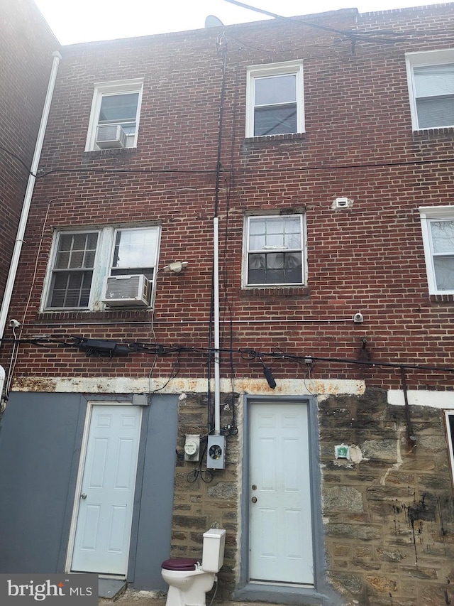 exterior space with cooling unit