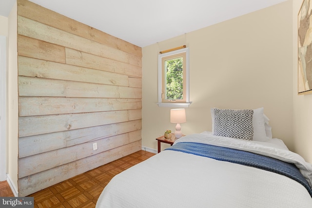 711 Clymer Ave, Sellersville, PA 18960 - bedroom with wood walls