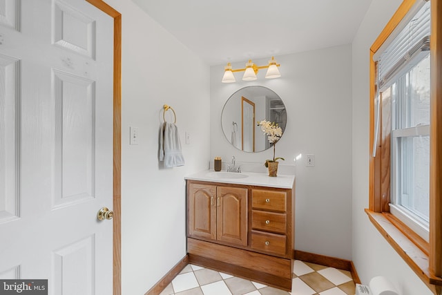 711 Clymer Ave, Sellersville, PA 18960 - bathroom with baseboards and vanity
