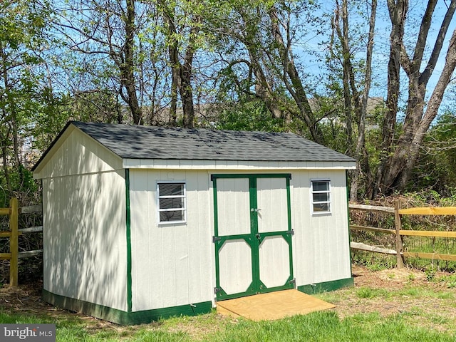 190 Wynnefield Rd, Bear, DE 19701 - view of shed featuring fence