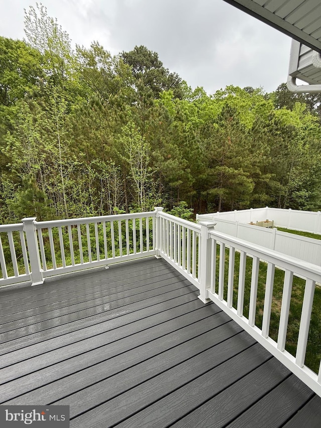 506 Red Bill Ln, Cambridge, MD 21613 - deck with a wooded view