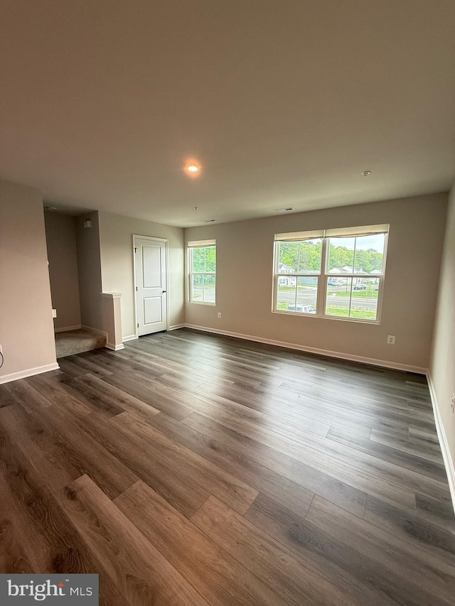 506 Red Bill Ln, Cambridge, MD 21613 - interior space with recessed lighting, dark wood finished floors, and baseboards
