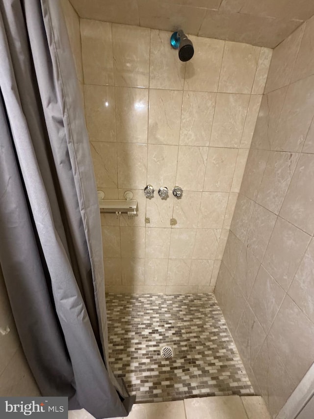 full bath featuring a shower stall
