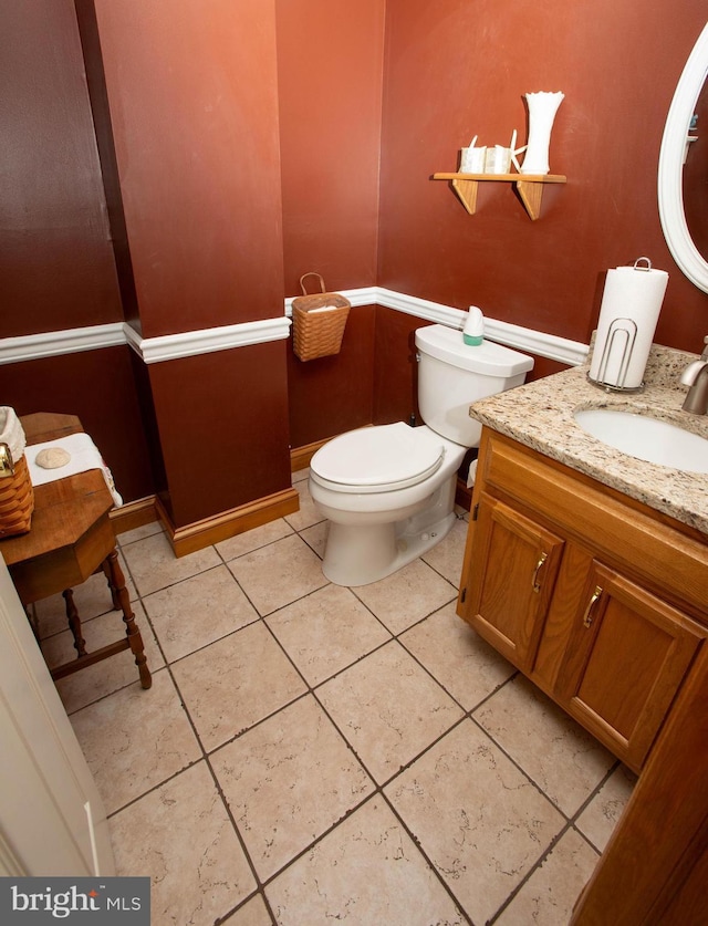 20 Eagle Ct, Gilbertsville, PA 19525 - bathroom featuring tile patterned flooring, toilet, and vanity