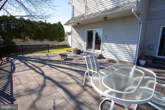 20 Eagle Ct, Gilbertsville, PA 19525 - deck with fence, a patio area, entry steps, and outdoor dining space
