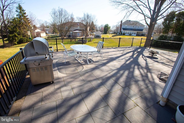 20 Eagle Ct, Gilbertsville, PA 19525 - wooden deck featuring a yard, a residential view, and a patio area