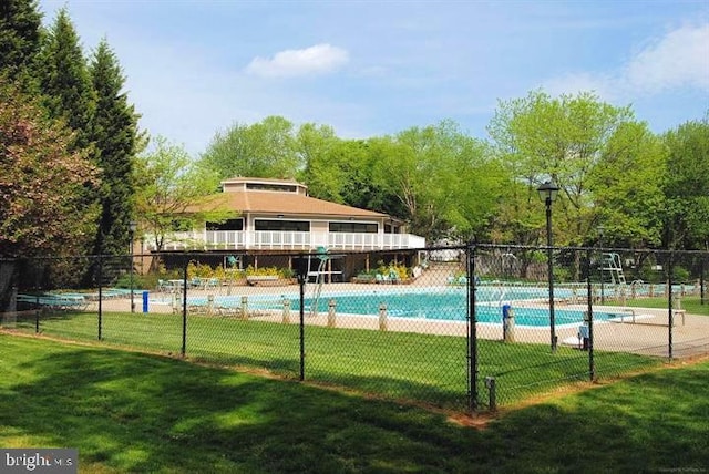 view of community pool
