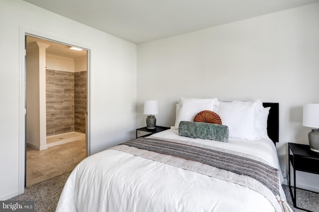 bedroom with ensuite bathroom