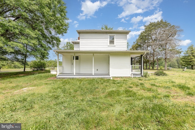 view of back of property