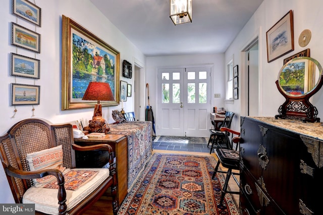 view of foyer entrance