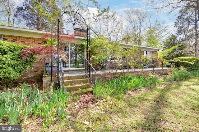 view of rear view of property