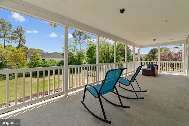 30602 Sandy Landing Rd, Dagsboro, DE 19939 - view of unfurnished sunroom