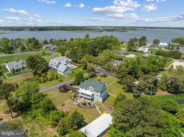 30602 Sandy Landing Rd, Dagsboro, DE 19939 - birds eye view of property with a water view