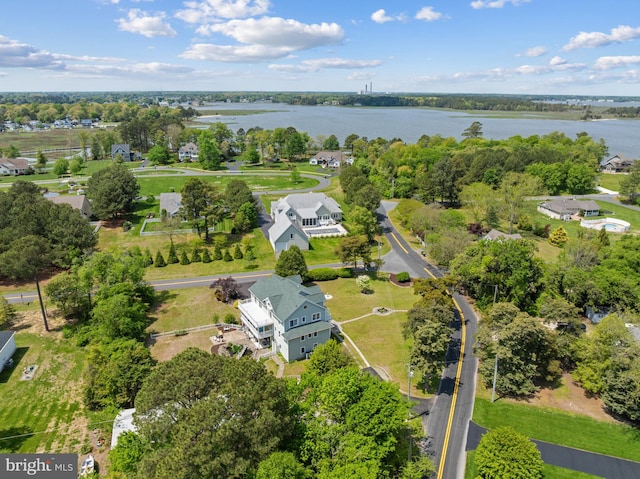 30602 Sandy Landing Rd, Dagsboro, DE 19939 - birds eye view of property with a water view