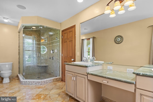 30602 Sandy Landing Rd, Dagsboro, DE 19939 - full bath featuring vanity, toilet, and a shower stall