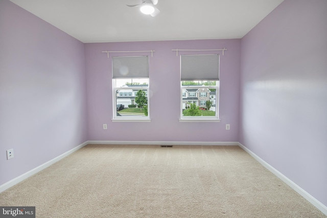 15916 Aerial View Rd, Woodbridge, VA 22193 - carpeted empty room featuring ceiling fan and baseboards