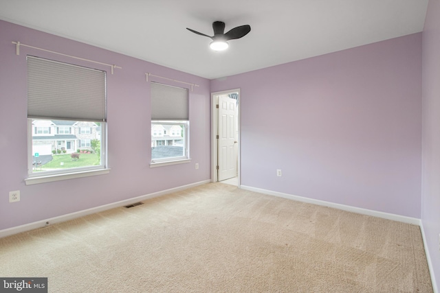 15916 Aerial View Rd, Woodbridge, VA 22193 - carpeted spare room featuring ceiling fan and baseboards