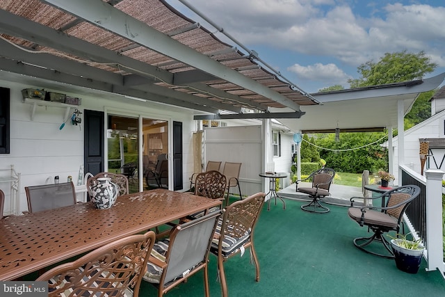 2066 Old York Rd, Burlington, NJ 08016 - view of patio with outdoor dining space