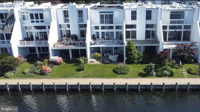 10323 Wilde Lake Ter, Columbia, MD 21044 - view of building exterior with a water view