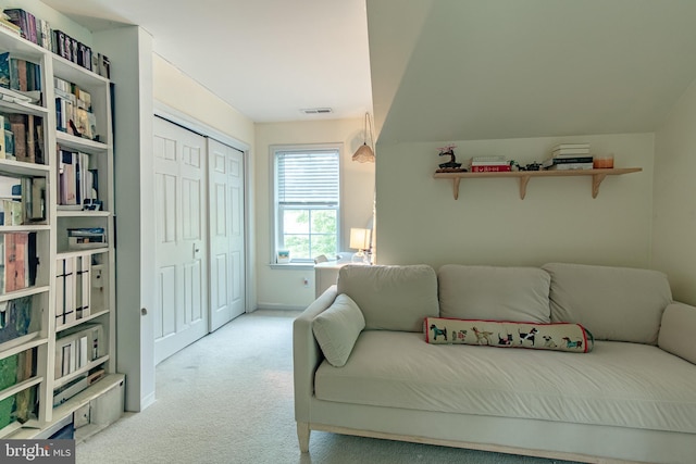 interior space featuring baseboards and visible vents