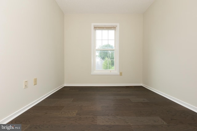 19320 Liberty Heights Ln, Germantown, MD 20874 - unfurnished room with dark wood-style floors and baseboards