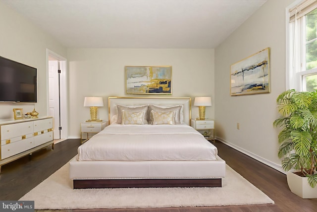 19320 Liberty Heights Ln, Germantown, MD 20874 - bedroom with dark wood-type flooring